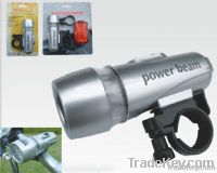 Bicycle front light with 5 LED