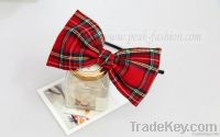 Fashion plaid bow hair band