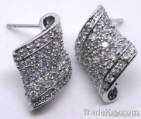 hot sliver earring