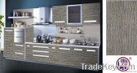 kitchen cabinet (high gloss UV wood grain color MDF board)