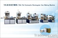 18l full automatic rectangular can making machine