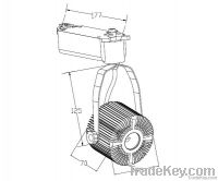 LED Track Light 12W Sharp