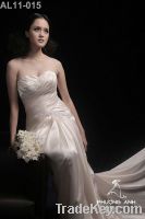 2011 elegant satin bridal gown AL11-015