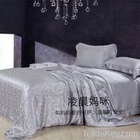 100% natural silk bedding four-set/bed sheet