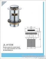 pop up basin drain with overflow clic-clac for wash basin