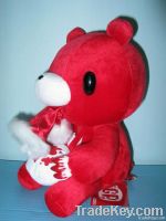 blood plush stuffed gloomy bear toys