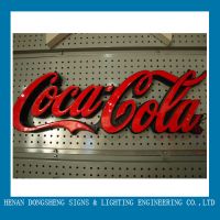 Great luminous cocacola resin led letter