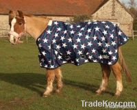 HORSE COB PONY FULL COOLER STABLE SHOW WINTER NO NECK TRAVEL FLEECE RUG