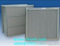 HEPA AIR FILTER :Hi-temp with separators