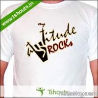 'My Attitude Rocks' from Tshouts - Funny design tshirt