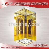 machine roomless elevatpr MRL Luxurious Hotel Elevator