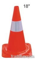 PVC Traffic Reflective Cone 45cm Lighter