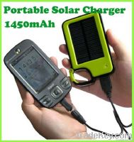 Portable Solar Charger Power Bank (1450mAh)