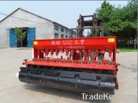 Rotary tillage fertilization seeder