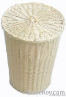 poly rattan laundry bin