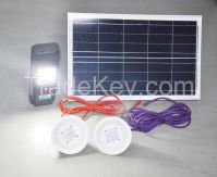 20W portable home use solar lighting system