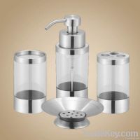 acrylic bathroom set (foam dispenser)