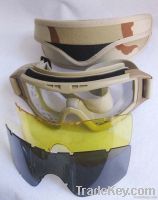 Shooting goggles with PC lens