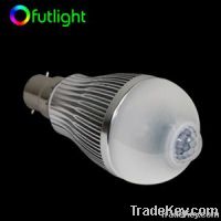 6w E27 motion sensor pir led bulb