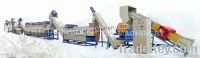 PE, PP waste crushing, washing, drying production line