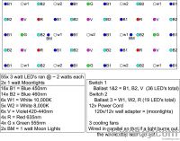 120W led aquarium light