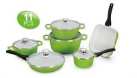 Die cast aluminum nonstick ceramic coating cookware sets