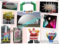 Advertising inflatable tents, Arches, Air dancers