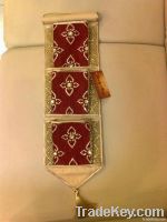 LETTER HOLDER HANDMADE EMBROIDERED SEQUENCE BEADED WORK HOME TEXTILE