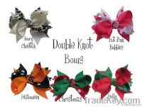 Double Knot Grosgrain Bow (Hair Bow)