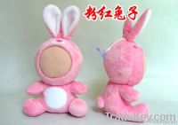 3d Face Photo Doll-large Pink