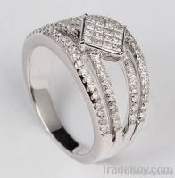 925 Sterling Silver Natural Topaz Ring