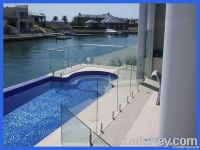 frameless glass pool fencing 316 stanless steel