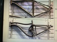 Titanium bicycle frame