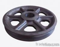 sand steel casting drilling rig parts pulley