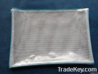 PVC mesh round zipper bag