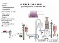 Gypsum powder pressing machinery - Gypsum powder production line