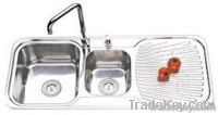 stainless steel sink double