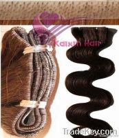 Hand tied skin weft