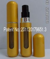 new travel aluminium perfume atomizer refilled from bottom