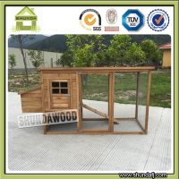 SDC04 Popular Large Wooden Flat Roof Chicken Coops