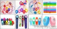 Silicone watch strap, wristband watch , Canton children watch