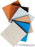 Melamine faced boards