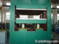 Frame type rubber plate vulcanizing machine