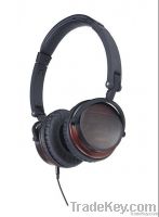 50mm driver multimedia wooden stereo headphone