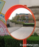 Outdoor convex mirror