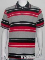 Engineering stripes men&#039;s polo shirts