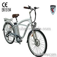 Li-ion battery E-bikes with brushless huh motor/Shimano 7 speed gears