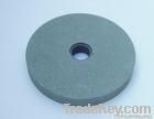 Green silicon carbide abrasive wheel