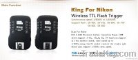 Pixel Original King wireless TTL flash trigger for Nikon