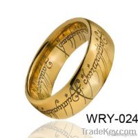 18K Gold Plated Magice Tungsten Rings Pendants for Men